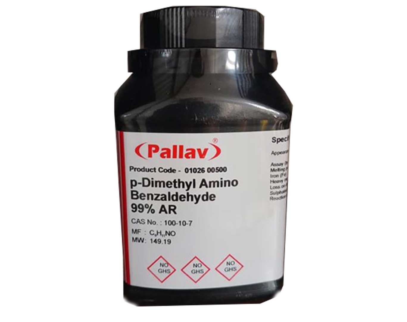 محصول p-Dimethyl Amino Benzaldehyde 99% AR